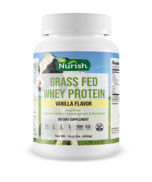 Whey Protein – Vanilla Grass-Fed (14.4 oz)